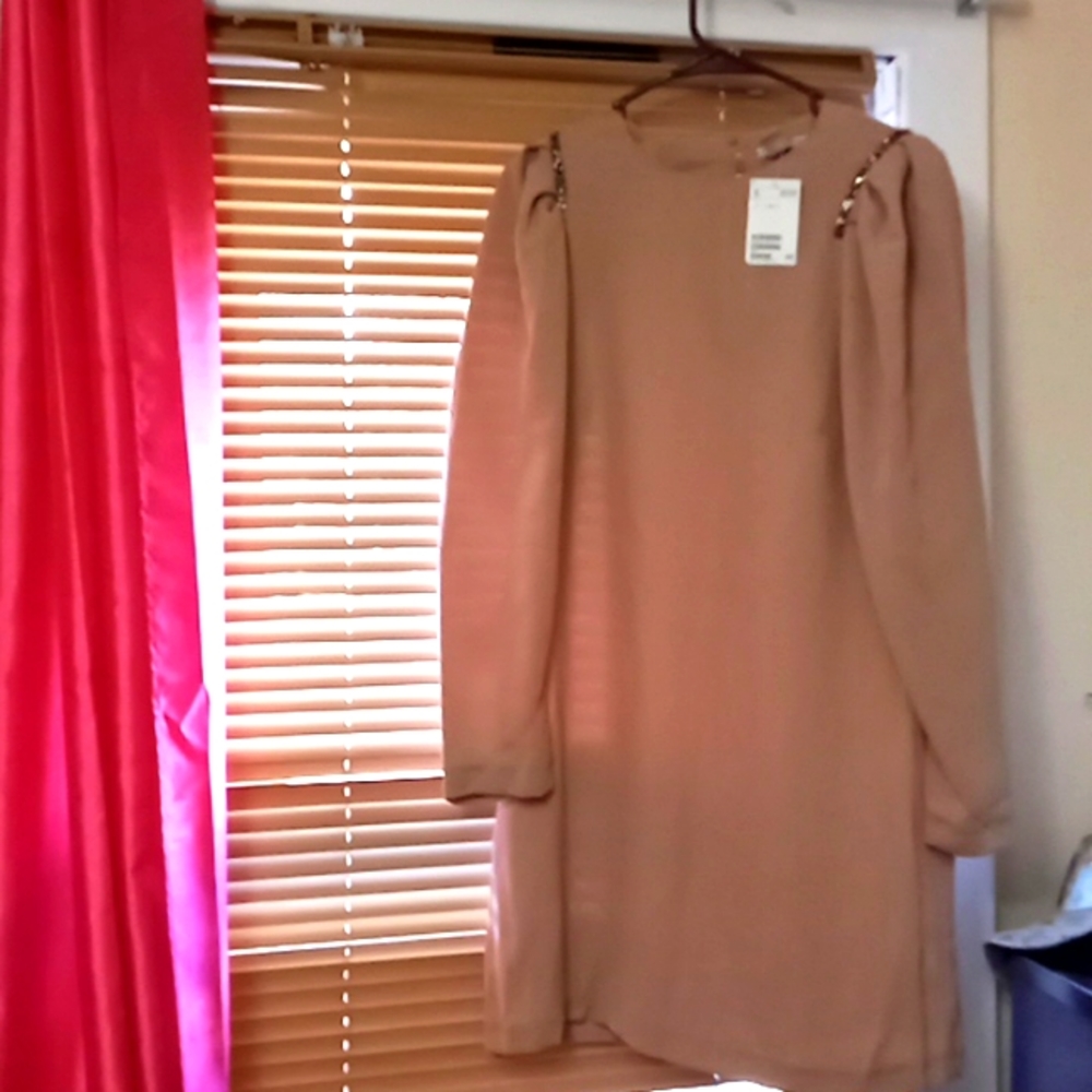 Blush color dress